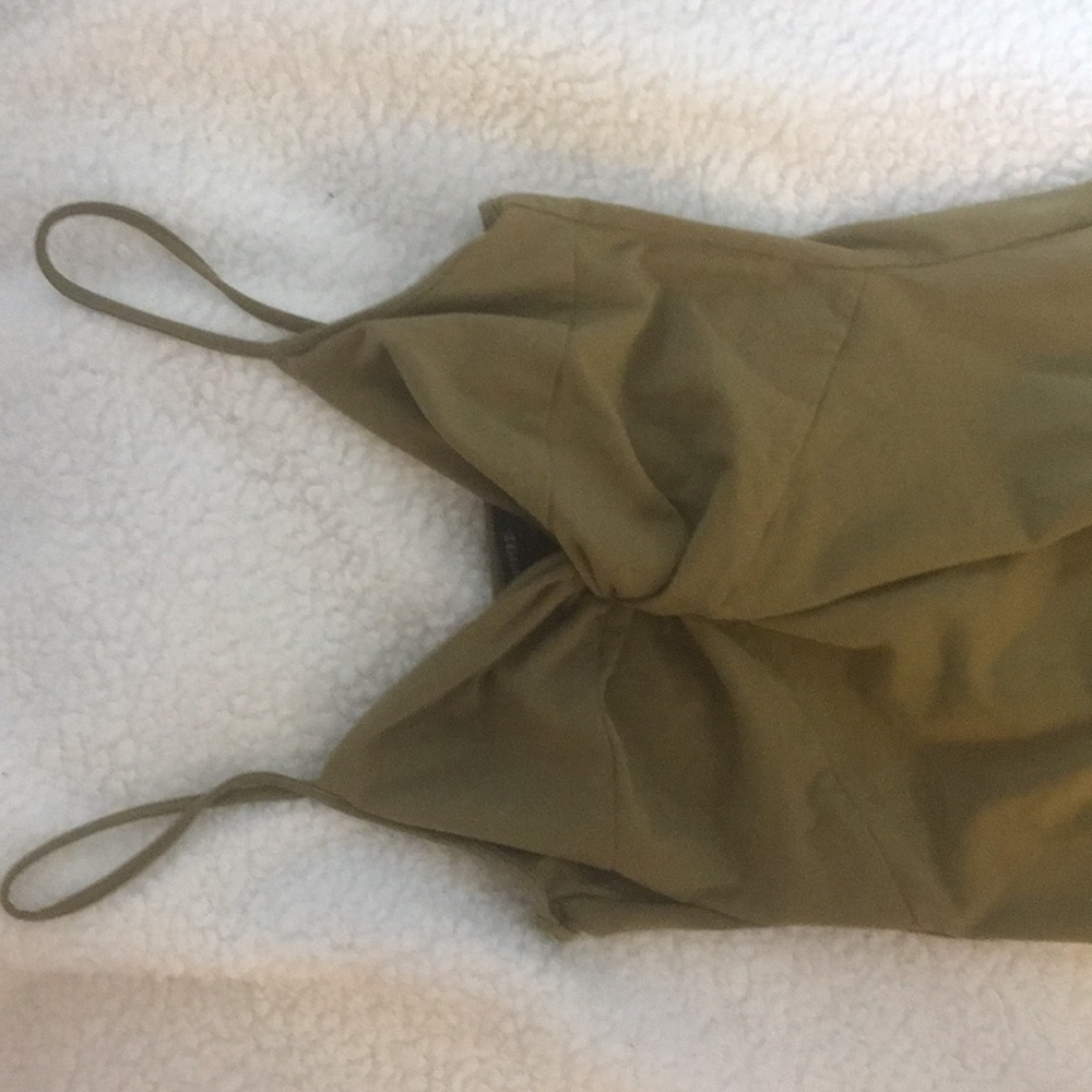 Forever 21 olive bodycon dress
